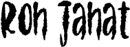 Preview of the Roh Jahat font