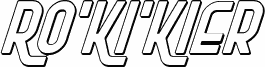 Ro'Ki'Kier Shadow Italic