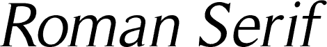 RomanSerif-Oblique