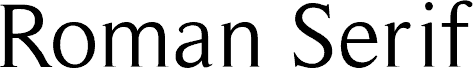 RomanSerif