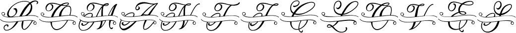 ROMANTIC LOVES MONOGRAM