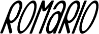 RomarioItalicDemo
