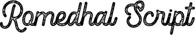 Romedhal Script Stamp