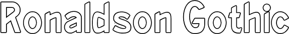 RonaldsonGothicLicht