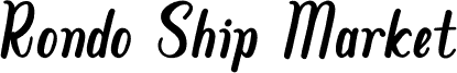 Anteprima del carattere Rondo Ship Market