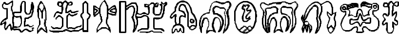 RongoRongo Glyphs