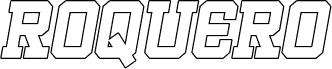 ROQUERO Italic Outline