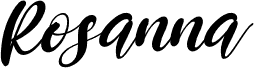 Vorschau der Schriftart Rosanna Italic