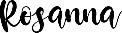 Vorschau der Schriftart Rosanna