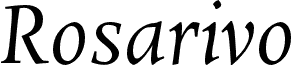 Rosarivo Italic