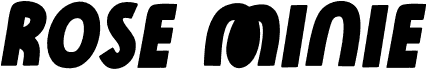 Náhled písma Rose Minie Bold Italic