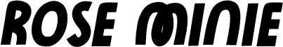 Náhled písma Rose Minie Italic