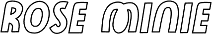 Náhled písma Rose Minie LineItalic
