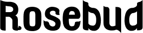 Preview of the Rosebud font