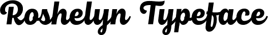 Roshelyn Typeface Regular