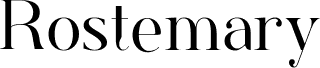 Rostemary Regular