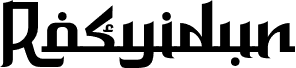 Preview of the Rosyidunpersonaluse-Regular font