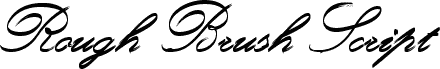Rough Brush Script