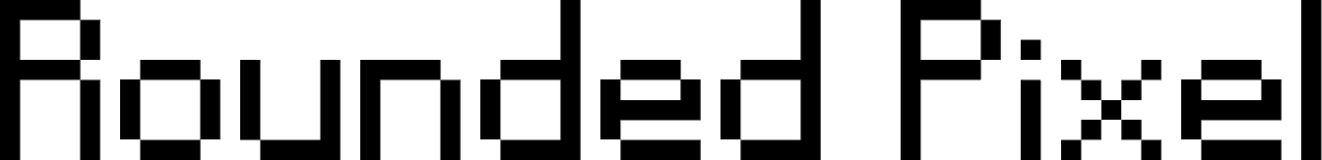 RoundedPixel Regular font