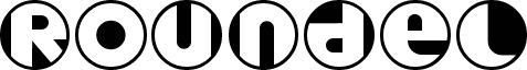 Preview of the Roundel font