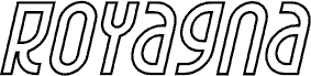 Royagna Outline Italic