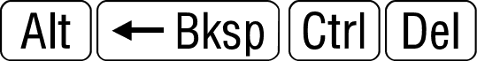 Preview of the RRKeyCaps Normal font