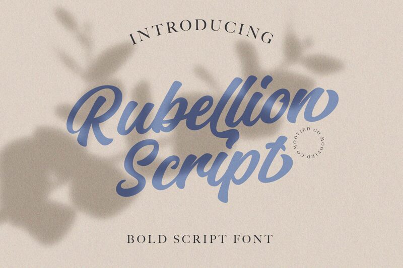Rubellion Script الخط