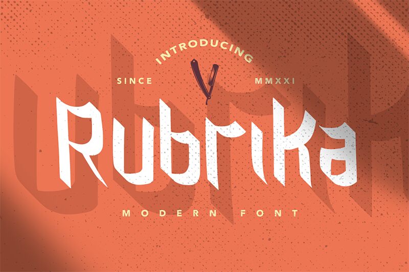 RUBRIKA Regular — Font presentation