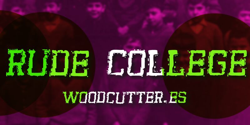 Rude College Schriftart