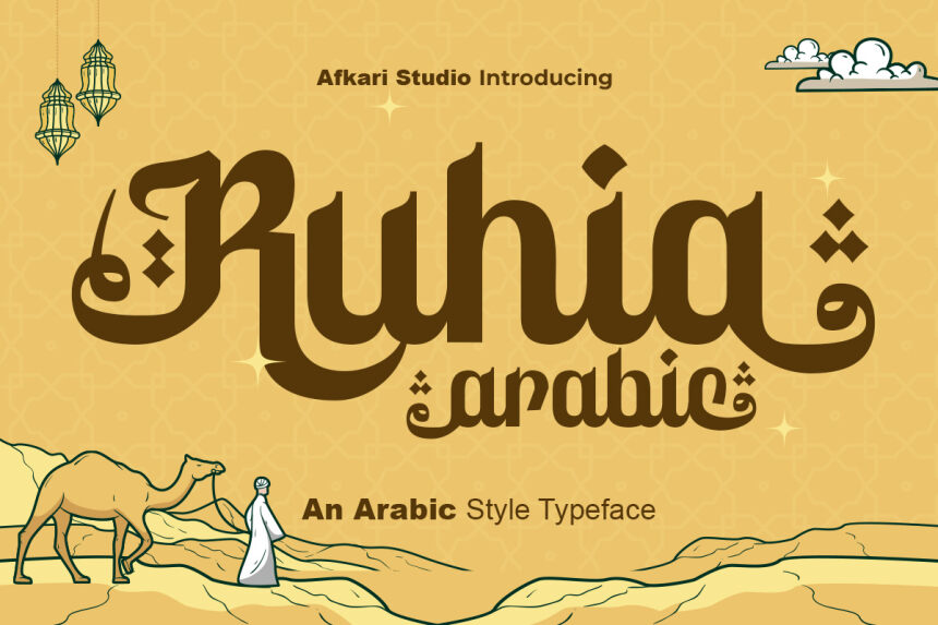 Ruhia Arabic Regular — Apresentação da fonte