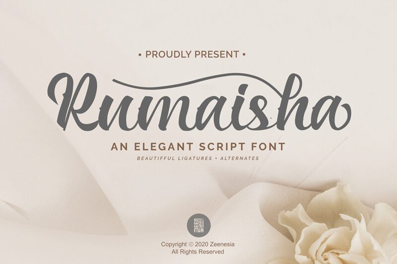 Rumaisha script Font