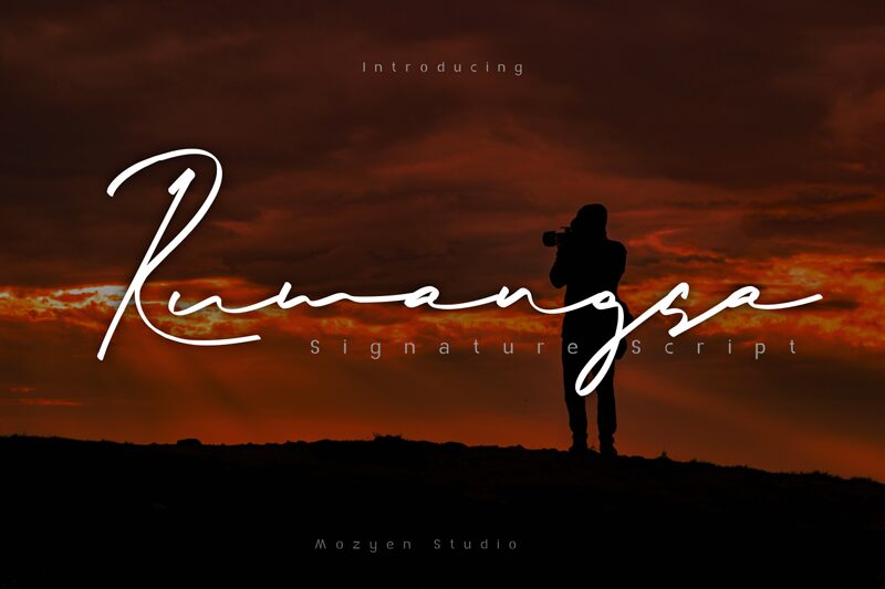 Rumangsa Schriftart