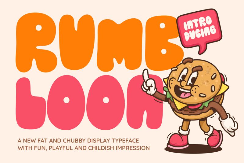 Rumbloon Шрифт