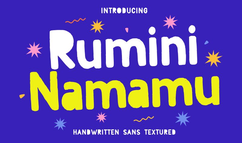 Rumini Namamu Czcionka