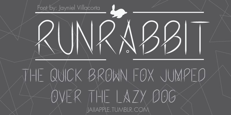 RUNRABBIT Czcionka