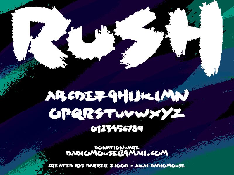 Rush Fonte