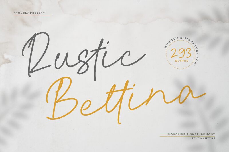 RusticBettina Font