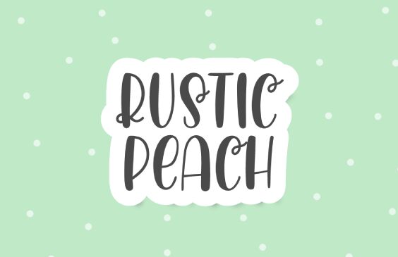 RusticPeach Carattere