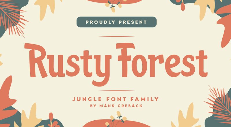 Rusty Forest Schriftart