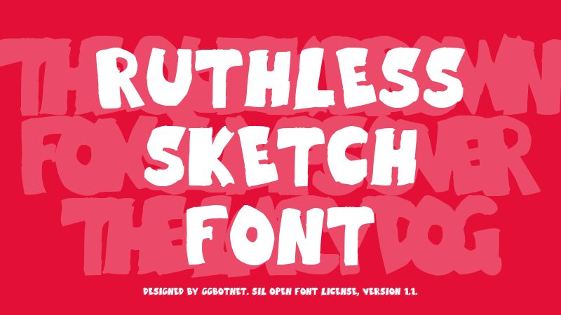 Ruthless Sketch Carattere