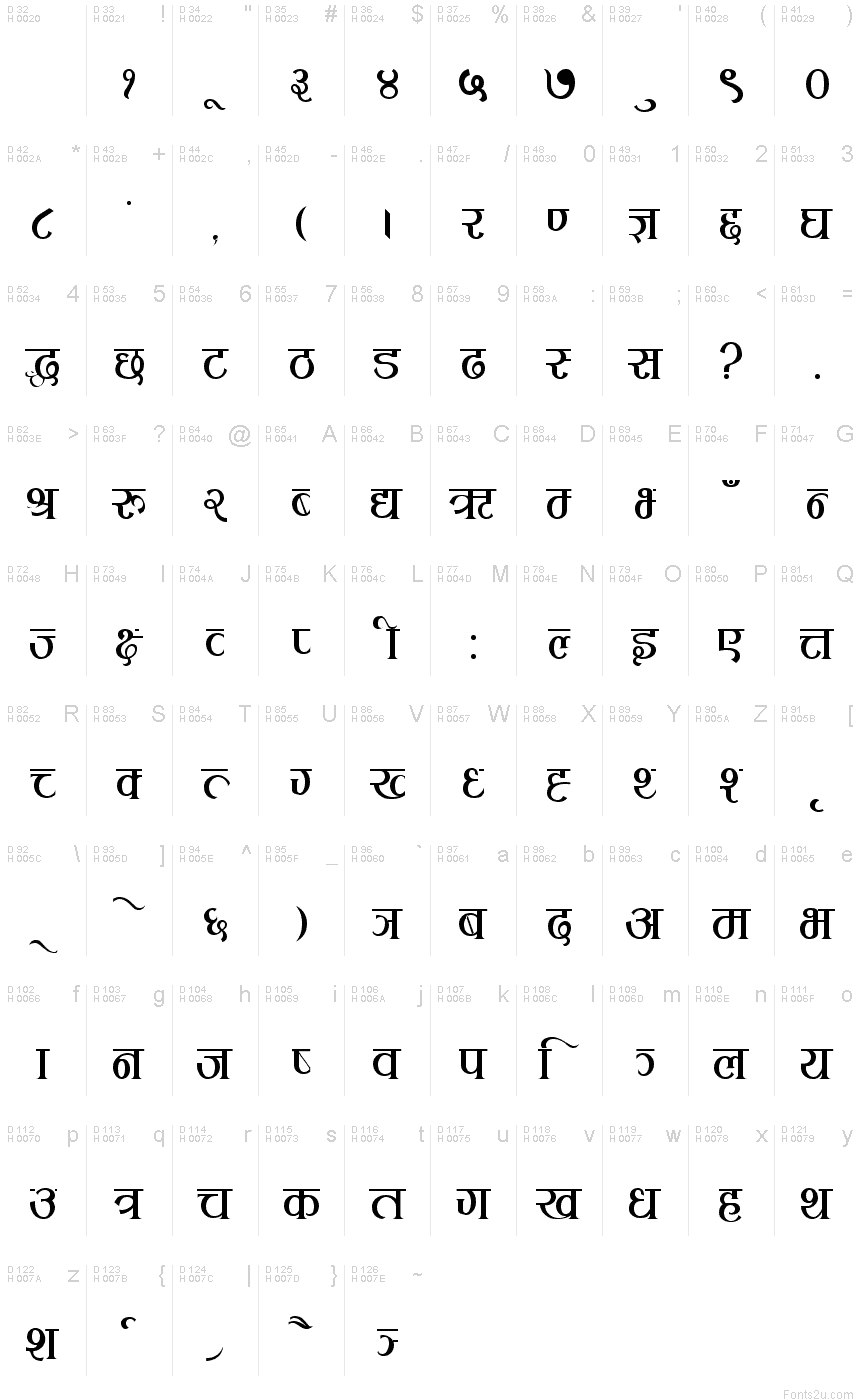 Rukmini font | Fonts2u.com