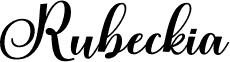 Preview of the Rubeckia font