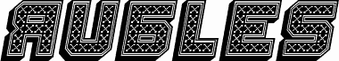 Rubles 3D Italic