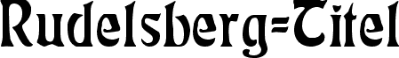 Rudelsberg-Titel