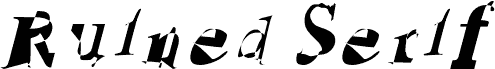 Ruined Serif Italic