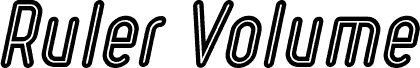 Ruler Volume Inline