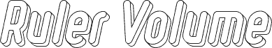 Ruler Volume Line