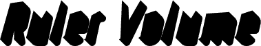 Ruler Volume Shadow