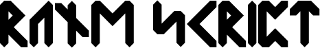 rune script Regular