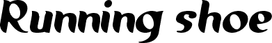 Running shoe